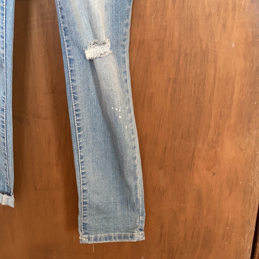 Wallflower overall the Tomboy ankle distressed jean overall with instastretch - Picture 10 of 17